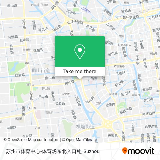 苏州市体育中心-体育场东北入口处 map