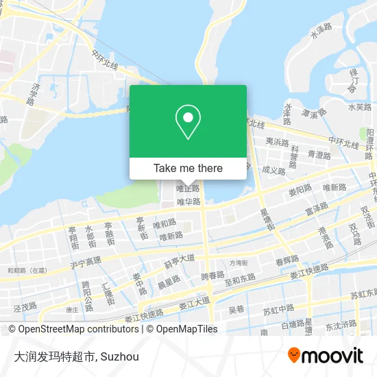 大润发玛特超市 map