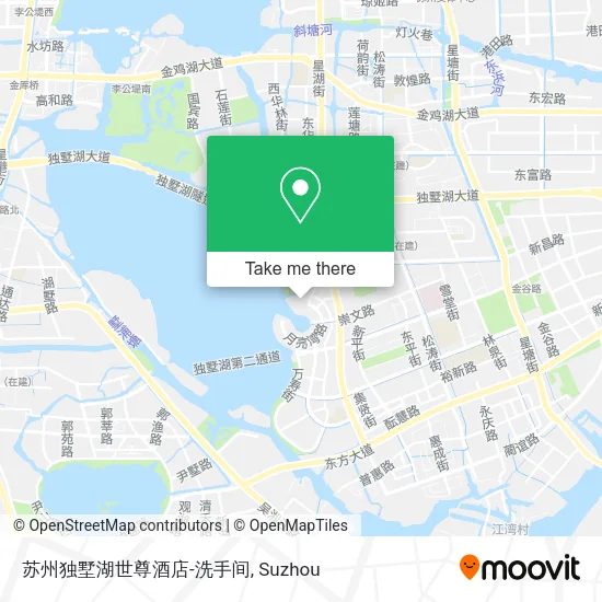 苏州独墅湖世尊酒店-洗手间 map