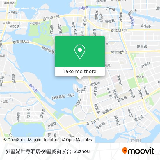 独墅湖世尊酒店-独墅阁御景台 map