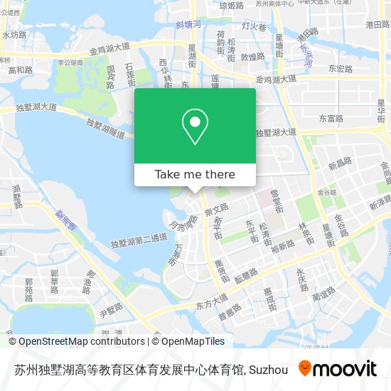 苏州独墅湖高等教育区体育发展中心体育馆 map