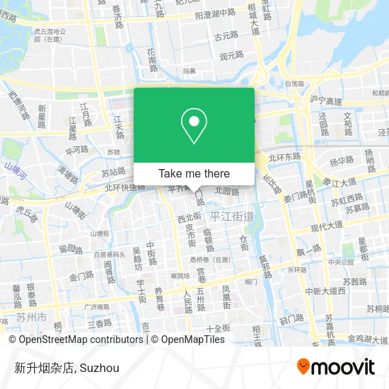 新升烟杂店 map