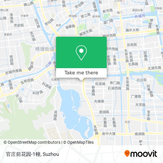 官庄前花园-1幢 map