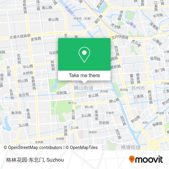 格林花园-东北门 map