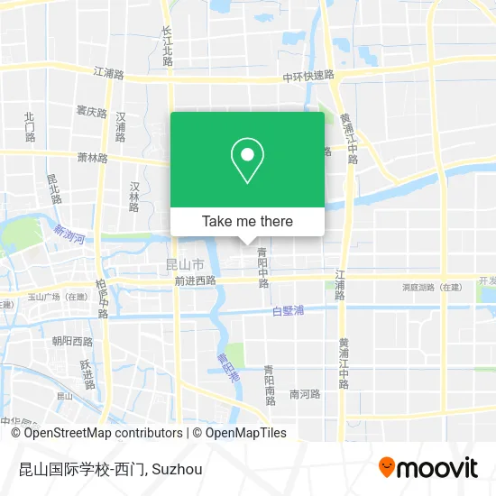 昆山国际学校-西门 map