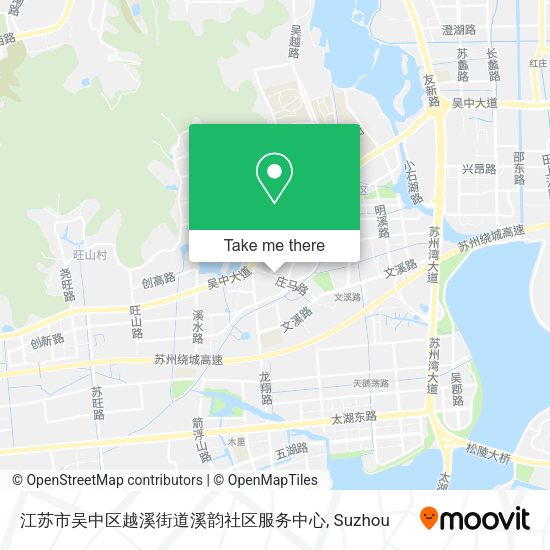 江苏市吴中区越溪街道溪韵社区服务中心 map