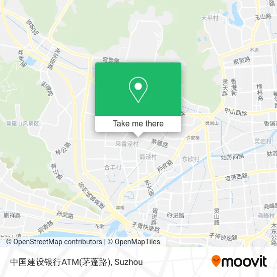 中国建设银行ATM(茅蓬路) map