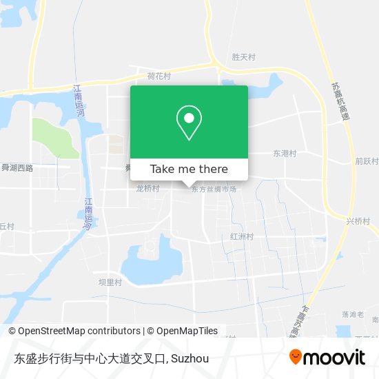 东盛步行街与中心大道交叉口 map