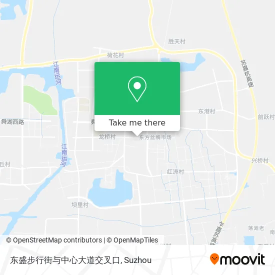 东盛步行街与中心大道交叉口 map