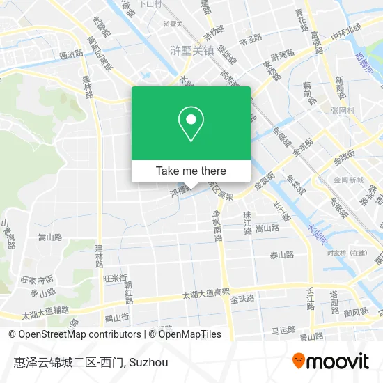 惠泽云锦城二区-西门 map