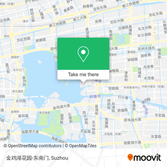 金鸡湖花园-东南门 map