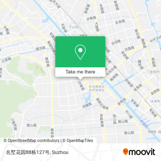 名墅花园88栋127号 map