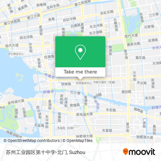 苏州工业园区第十中学-北门 map