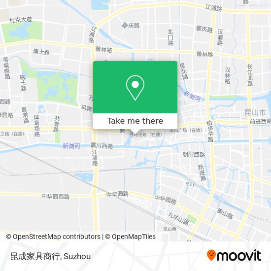 昆成家具商行 map
