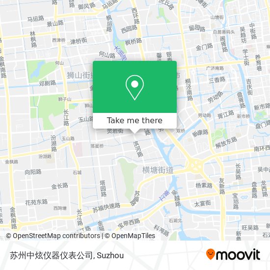 苏州中炫仪器仪表公司 map