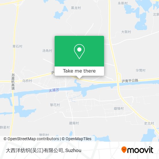 大西洋纺织(吴江)有限公司 map