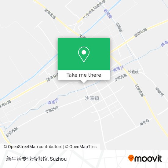 新生活专业瑜伽馆 map