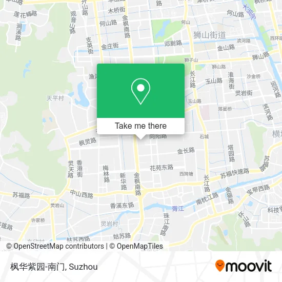 枫华紫园-南门 map