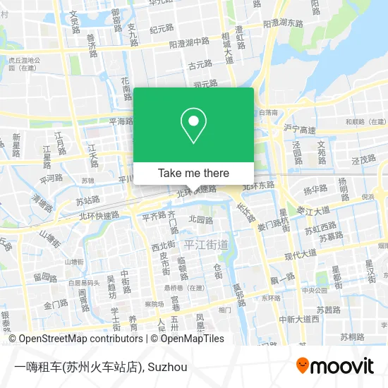 一嗨租车(苏州火车站店) map