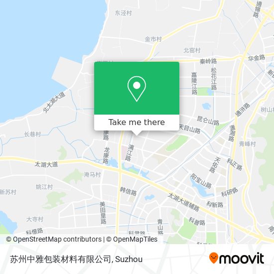 苏州中雅包装材料有限公司 map