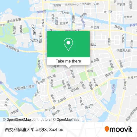 西交利物浦大学南校区 map