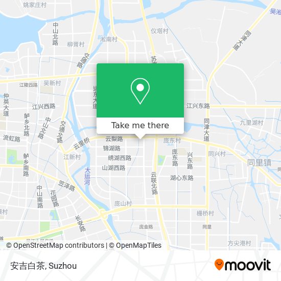 安吉白茶 map