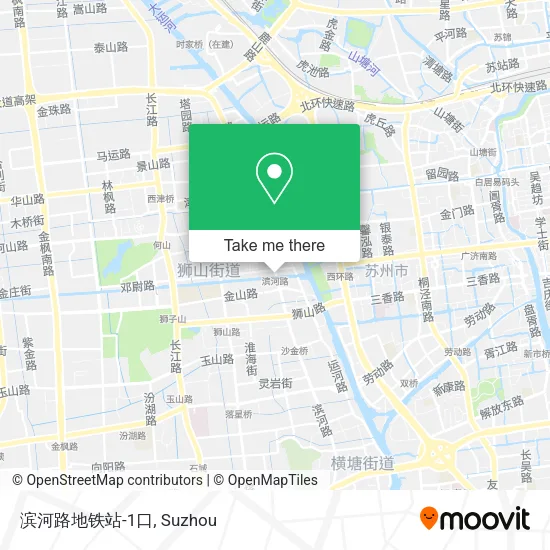 滨河路地铁站-1口 map