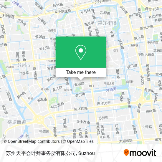 苏州天平会计师事务所有限公司 map