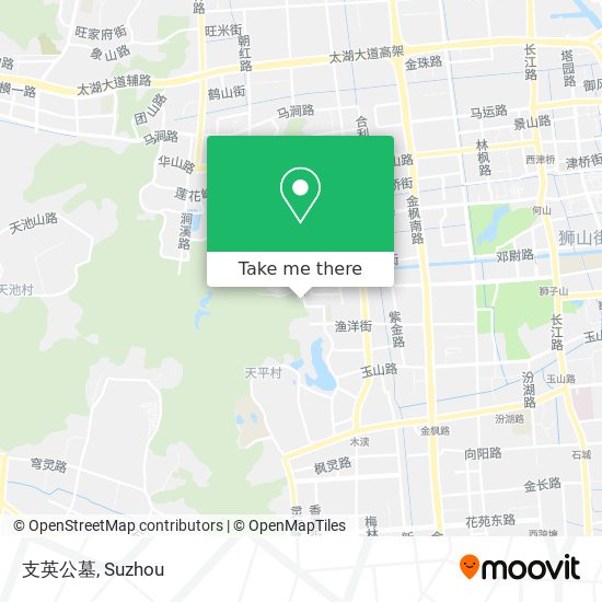 支英公墓 map