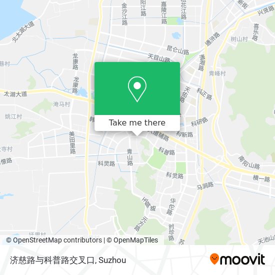 济慈路与科普路交叉口 map