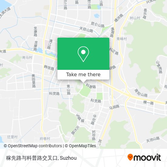 稼先路与科普路交叉口 map