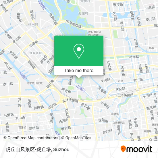 虎丘山风景区-虎丘塔 map