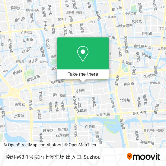 南环路3-1号院地上停车场-出入口 map