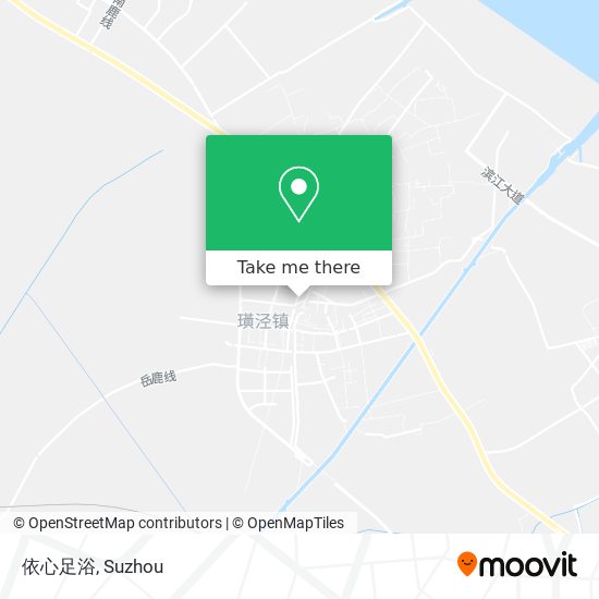 依心足浴 map
