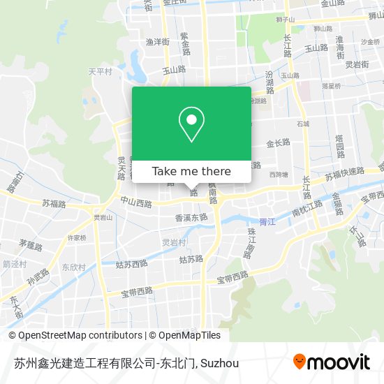 苏州鑫光建造工程有限公司-东北门 map