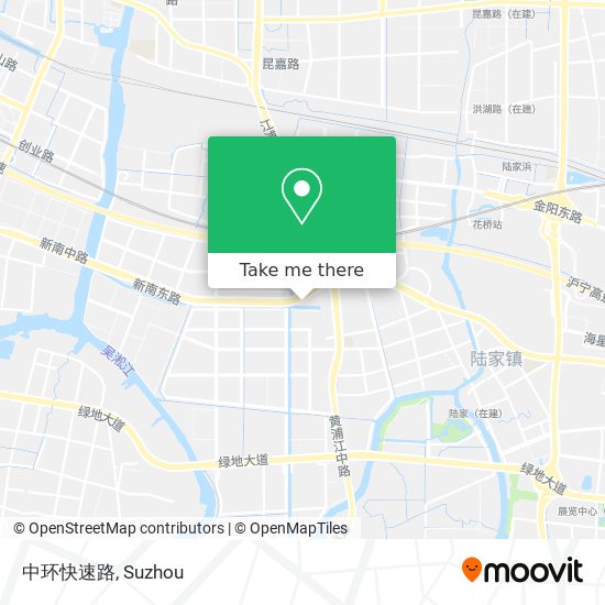 中环快速路 map