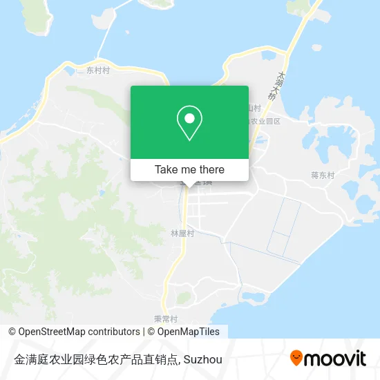 金满庭农业园绿色农产品直销点 map