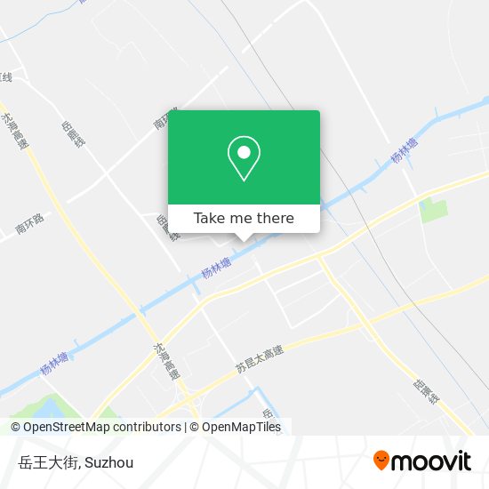 岳王大街 map