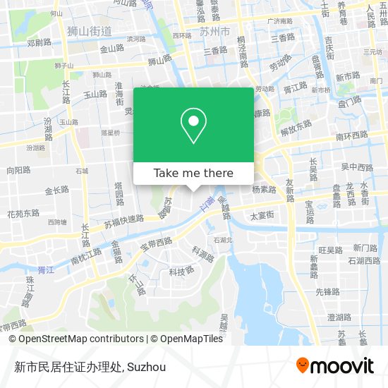新市民居住证办理处 map