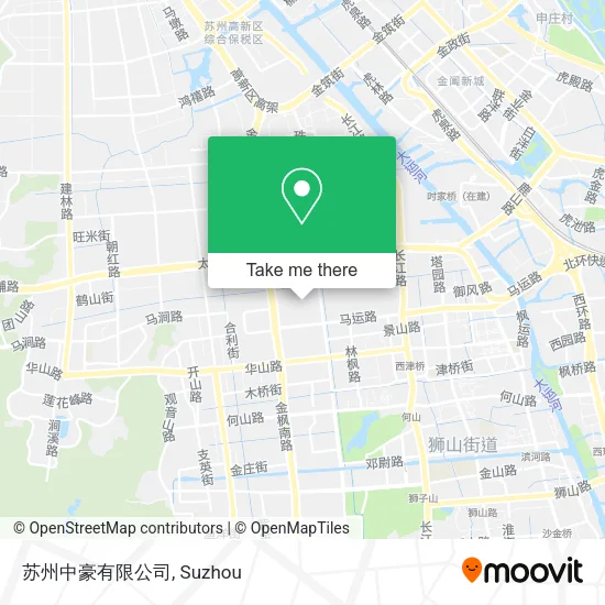 苏州中豪有限公司 map
