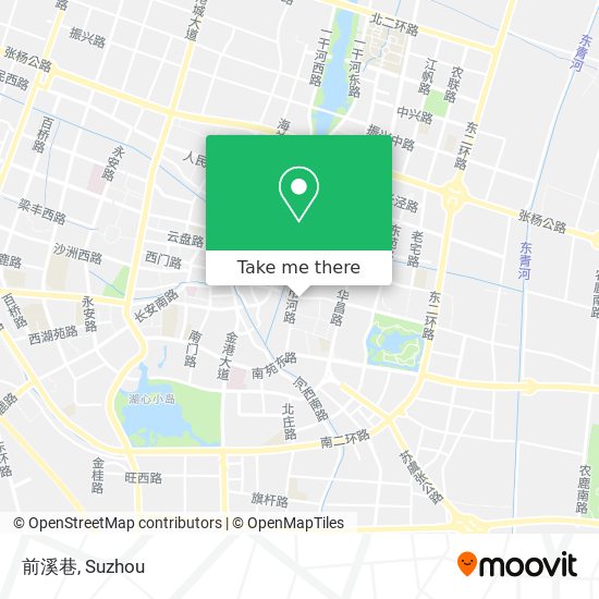 前溪巷 map