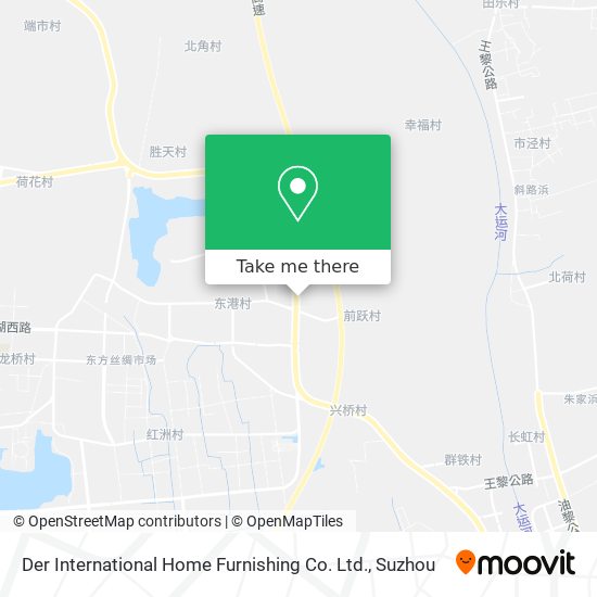 Der International Home Furnishing Co. Ltd. map