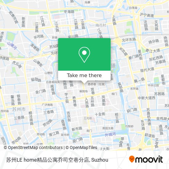 苏州LE home精品公寓乔司空巷分店 map