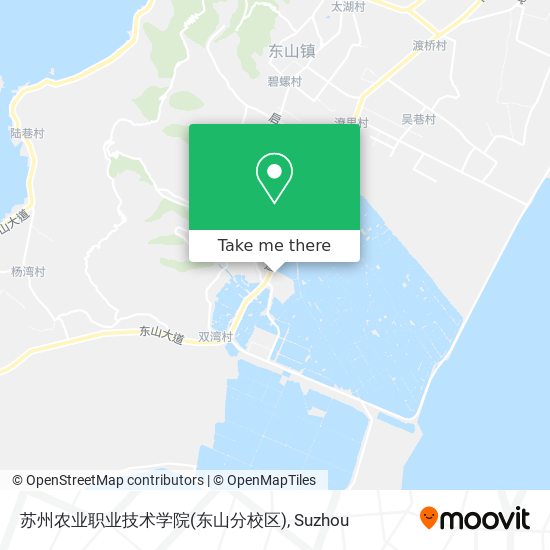苏州农业职业技术学院(东山分校区) map