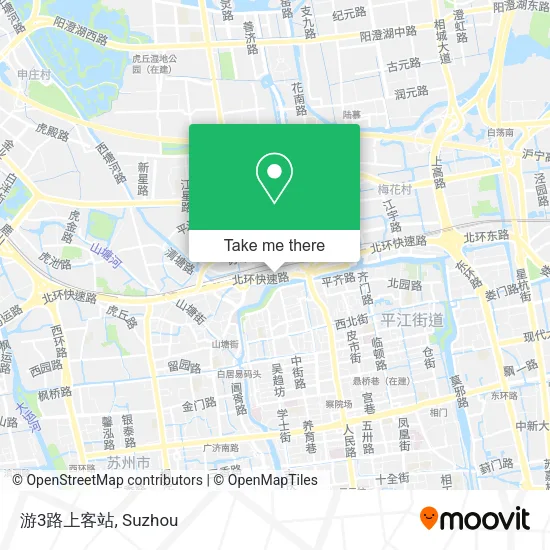 游3路上客站 map