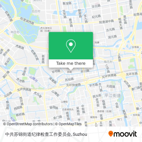 中共苏锦街道纪律检查工作委员会 map