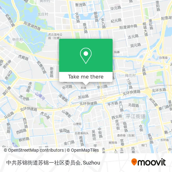 中共苏锦街道苏锦一社区委员会 map