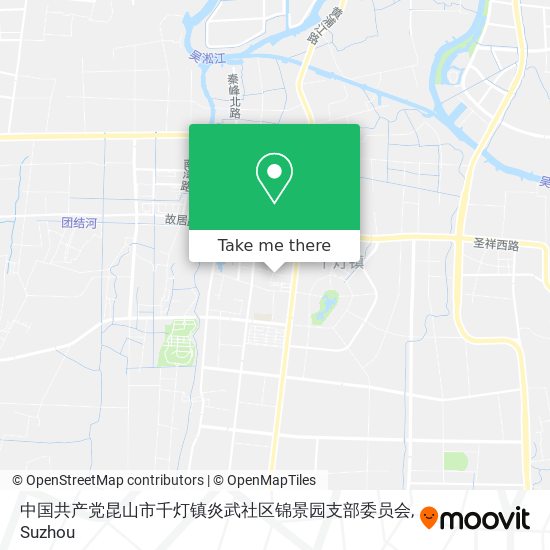 中国共产党昆山市千灯镇炎武社区锦景园支部委员会 map