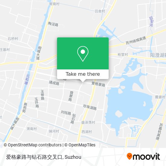 爱格豪路与钻石路交叉口 map