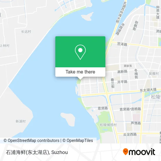 石浦海鲜(东太湖店) map